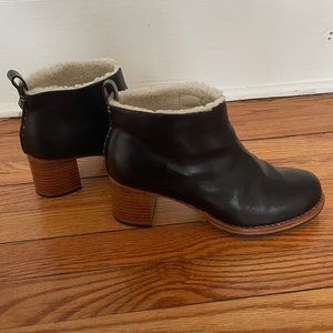 Feit Shearling Heeled Boots 39